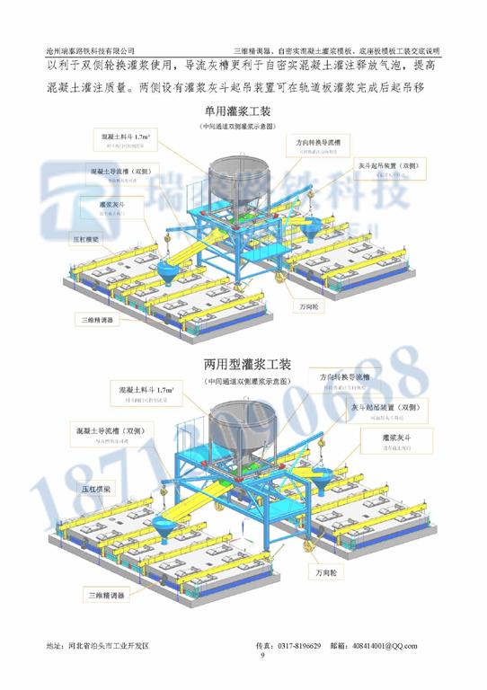 CRTS-Ⅲ型板式無砟軌道模板、工裝說明